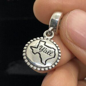 ✨🔥Pandora Y‘all Charm Texas Map charm